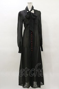 画像1: KILL STAR / CECILE MAXI DRESS S ブラック H-25-04-03-038-SL-OP-KB-ZH
