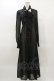 画像1: KILL STAR / CECILE MAXI DRESS S ブラック H-25-04-03-038-SL-OP-KB-ZH (1)