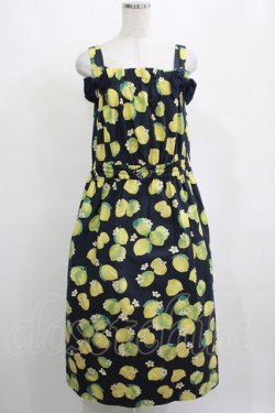 画像1: Jane Marple / Lemon Limeストラップドレス Free ネイビー H-25-04-04-027-JM-OP-KB-ZH