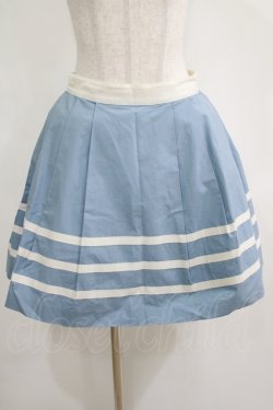 画像1: Jane Marple / グログランマリンスカート  サックス H-25-04-04-038-JM-SK-KB-ZH