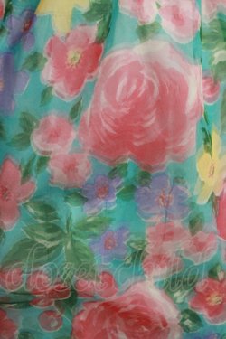 画像4: Jane Marple / フラワーチュールスカート  サックス H-25-04-04-039-JM-SK-KB-ZH