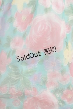 画像4: Jane Marple / フラワーチュールスカート  サックス H-25-04-04-039-JM-SK-KB-ZH
