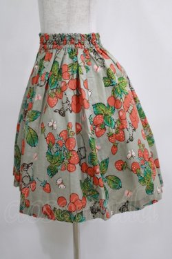 画像2: Jane Marple / スプリングガーデンのミニスカート  グレー H-25-04-04-041-JM-SK-KB-ZH