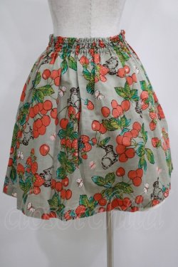 画像3: Jane Marple / スプリングガーデンのミニスカート  グレー H-25-04-04-041-JM-SK-KB-ZH