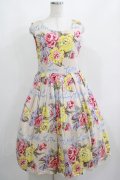 Jane Marple / Beautiful Bouquetアフタヌーンドレス  シャンパンゴールド H-25-04-04-005-JM-OP-KB-ZH