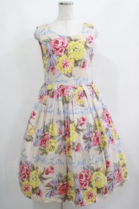 Jane Marple / Beautiful Bouquetアフタヌーンドレス  シャンパンゴールド H-25-04-04-005-JM-OP-KB-ZH