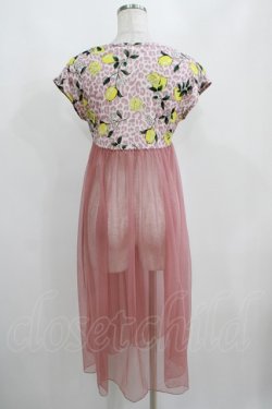 画像3: MILK / ハニーレモン TEE dress  ピンク H-25-04-04-048-ML-OP-KB-ZH