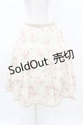 axes femme / フラワーレーススカート M アイボリー H-25-04-04-1037-AX-OP-NS-ZH