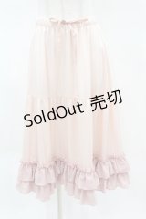 axes femme kawaii / ミディフリルペチスカート M ピンク H-25-04-04-1041-AX-SK-NS-ZH