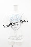 kitaloli / 北ロりオリジナルTシャツ  白 H-25-04-04-1051-0-TS-NS-ZH