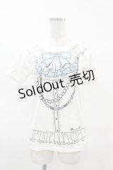 kitaloli / 北ロりオリジナルTシャツ  白 H-25-04-04-1051-0-TS-NS-ZH