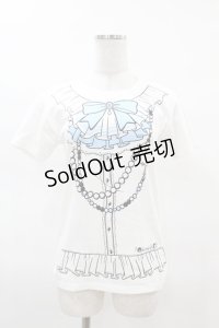 kitaloli / 北ロりオリジナルTシャツ  白 H-25-04-04-1051-0-TS-NS-ZH