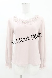 axes femme / ローズガーデンプルオーバー M ピンク H-25-04-04-1053-AX-TO-NS-ZH