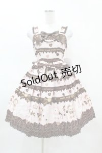 BABY,THE STARS SHINE BRIGHT / Meijiミルクチョコレートくみゃちゃん柄スカラップジャンパースカート Free ピンク H-25-04-04-1063-BA-OP-NS-ZH