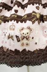 画像5: BABY,THE STARS SHINE BRIGHT / Meijiミルクチョコレートくみゃちゃん柄スカラップジャンパースカート Free ピンク H-25-04-04-1063-BA-OP-NS-ZH (5)