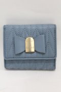 m petit by misako / NINA'Sコラボ財布  ブルー H-25-04-04-1011-LO-ZA-NS-ZH