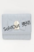 m petit by misako / NINA'Sコラボ財布  ブルー H-25-04-04-1011-LO-ZA-NS-ZH