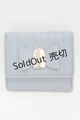 m petit by misako / NINA'Sコラボ財布  ブルー H-25-04-04-1011-LO-ZA-NS-ZH