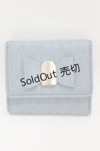 m petit by misako / NINA'Sコラボ財布  ブルー H-25-04-04-1011-LO-ZA-NS-ZH