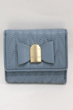 画像1: m petit by misako / NINA'Sコラボ財布  ブルー H-25-04-04-1011-LO-ZA-NS-ZH