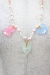 Angelic Pretty / Happy Garlandネックレス  ピンク H-25-04-04-1012-AP-AC-NS-ZH