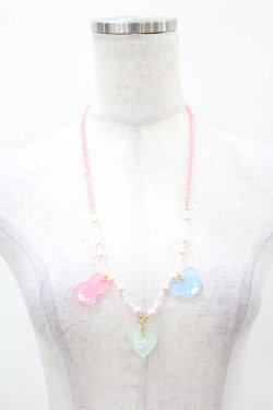 画像2: Angelic Pretty / Happy Garlandネックレス  ピンク H-25-04-04-1012-AP-AC-NS-ZH