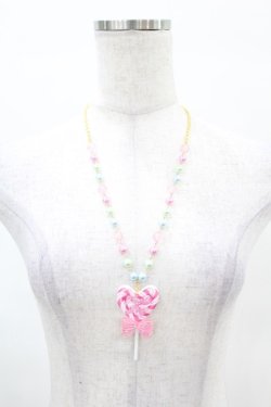 画像2: Angelic Pretty / POP Heartロリポップネックレス  ピンク H-25-04-04-1013-AP-AC-NS-ZH