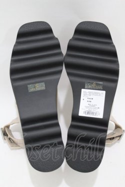 画像3: EATME / ロゴクロスウェッジサンダル S ベージュ H-25-04-04-1001-LO-SH-NS-ZH