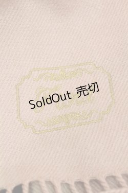 画像2: Fi.n.t / フレーム刺繍入りチェックストール  pink × brown H-25-04-04-1016-CA-ZA-NS-ZT308