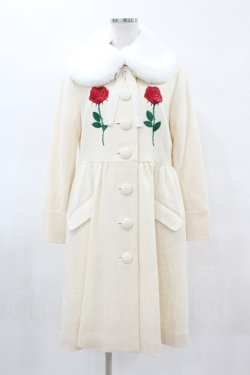 画像1: Angelic Pretty / Rose Embroideryコート Free オフ H-25-04-04-1023-AP-CO-NS-C011