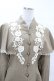 画像4: Innocent World / つる薔薇レースケープ付きショートコート M モカ×生成/Mocha×Beige H-25-04-04-1025-IW-CO-NS-ZH (4)