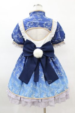 画像2: To Alice / パンダチャイナメイドワンピース S ブルー H-25-04-04-1029-LO-OP-NS-ZH