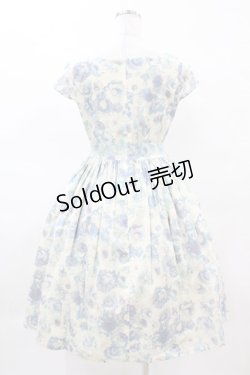 画像2: NO.S PROJECT / サマーワンピース M アイボリー/ブルー H-25-04-04-1034-LO-OP-NS-ZH