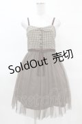 an another angelus / チュール切替ワンピース Free ブラウン H-25-04-04-1036-CA-OP-NS-ZH