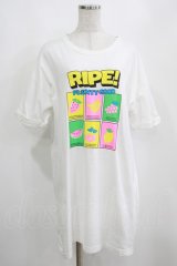 Candy Stripper / FRUITY TEE ONE-PIECE 2 ホワイト H-25-04-04-053-PU-OP-KB-ZH