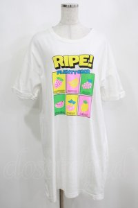 Candy Stripper / FRUITY TEE ONE-PIECE 2 ホワイト H-25-04-04-053-PU-OP-KB-ZH