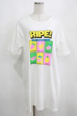 画像1: Candy Stripper / FRUITY TEE ONE-PIECE 2 ホワイト H-25-04-04-053-PU-OP-KB-ZH