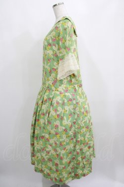 画像2: Jane Marple Dans Le Salon / Granny’s ribbon マリンカラードレス  シトロングリーン H-25-04-04-006-JM-OP-KB-ZH