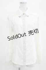 OZZ ANGELO / 刺繍ブラウス  アイボリー H-25-04-04-061-OO-BL-KB-ZH