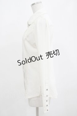 画像2: OZZ ANGELO / 刺繍ブラウス  アイボリー H-25-04-04-061-OO-BL-KB-ZH