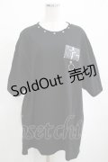 SEX POT ReVeNGe / リングパーツ付きTシャツ  黒 H-25-04-04-063-SP-TO-KB-ZH
