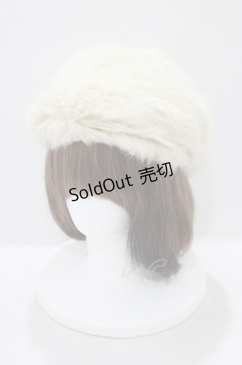 画像1: 【SALE】Jane Marple Dans Le Salon / クラシックファーベレー  ベージュ H-25-04-04-075-JM-AC-KB-ZTK007 (1)