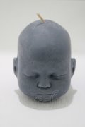 THE BLACKENED TEETH / BABY DOLL CANDLE  LG H-25-04-04-076-PU-ZA-KB-ZH