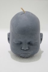 THE BLACKENED TEETH / BABY DOLL CANDLE  LG H-25-04-04-076-PU-ZA-KB-ZH