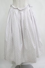 Jane Marple Dans Le Salon / Vintage pattern clothキャトルタックスカート  ピンク H-25-04-04-080-JM-SK-KB-ZH