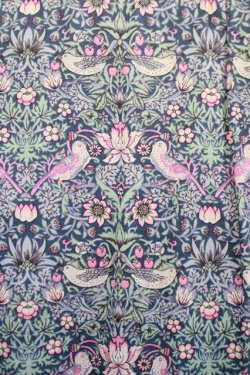 画像4: Jane Marple Dans Le Salon / strawberry Thiefチュニックワンピース M ブルー H-25-04-04-008-JM-OP-KB-ZH