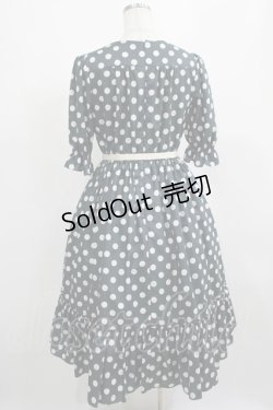 画像3: Melody BasKet / 記憶の中の水玉ティアードワンピース  ブラック H-25-04-04-010-LO-OP-KB-ZH