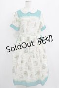 Jane Marple / Le petit chaperon rougeのガーデンドレス  ブルーグレー H-25-04-04-012-JM-OP-KB-ZH