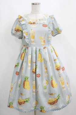 画像1: Emily Temple cute / PINEパフェワンピース S サックス H-25-04-04-017-ET-OP-KB-ZH