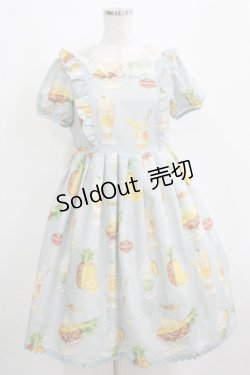 画像1: Emily Temple cute / PINEパフェワンピース S サックス H-25-04-04-017-ET-OP-KB-ZH
